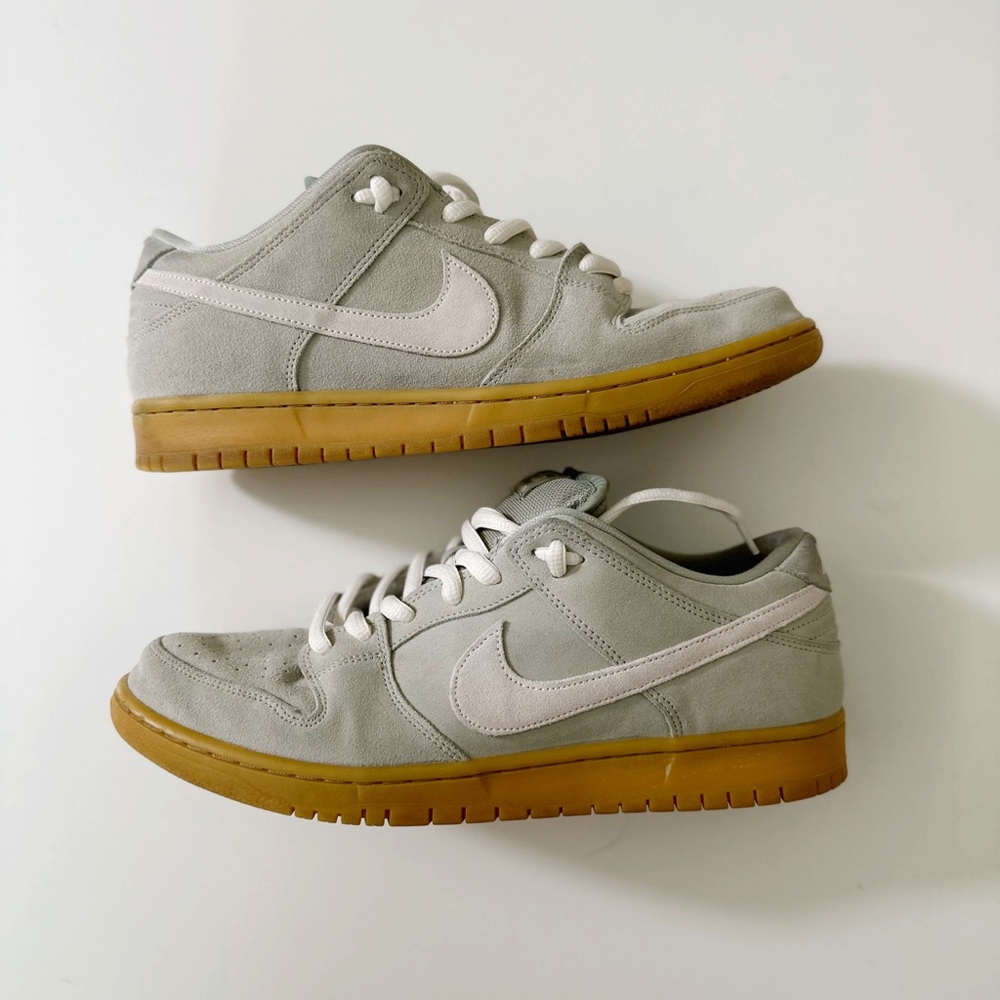 Nike SB low island green gum sneakers, size 12